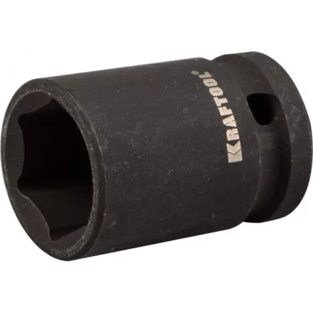 Торцовая головка KRAFTOOL "INDUSTRIE QUALITAT" ударная (1/2"), FLANK, Cr-Mo, фосфатированная, 17 мм 27940-17_z01 купить в Когалыме