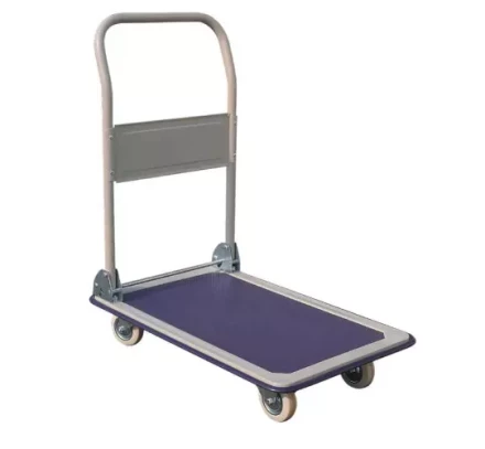 Тележка платформенная пластиковая 200 кг TOR PH200P (480x740) со складной ручкой (пластик, 10 1023084 купить в Когалыме