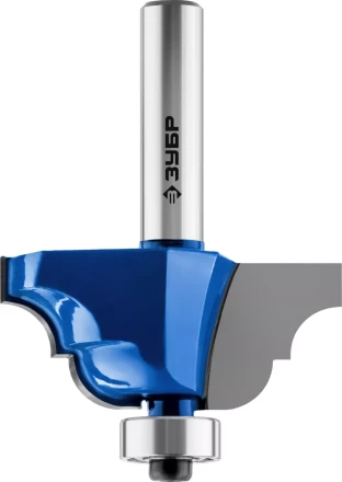 ЗУБР 42.8 x 19 мм, радиус 6.3 мм, фреза кромочная калевочная №4, Профессионал (28705-42.8) купить в Когалыме