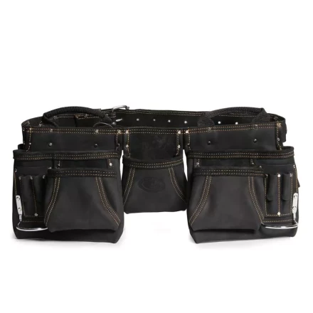 Сумка-пояс монтажника кожаная СК-12 премиум-серия «DEAD BULL» КВТ купить в Когалыме