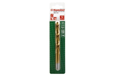 Сверло по металлу HAMMER Ф12х151мм (DR MT 12,0мм*151/101мм) купить в Когалыме