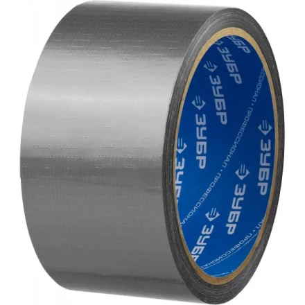 Армированная лента, ЗУБР "ПРОФЕССИОНАЛ" 12090-50-10, универсальная, влагостойкая, 48мм х 10м, серебристая 12090-50-10 купить в Когалыме