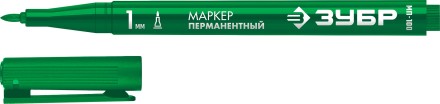 ЗУБР МП-100 зеленый, 1 мм перманентный маркер (06320-4) купить в Когалыме