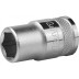 Торцовая головка KRAFTOOL &quot;INDUSTRIE QUALITAT&quot;, Cr-V, FLANK, хромосатинированная, 1/2&quot;, 13 мм 27805-13_z01 купить в Когалыме