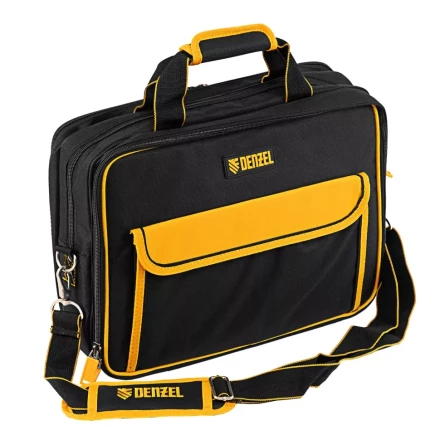 Сумка для инструмента, 400х170х300 мм, 3 отделения, 28 карманов, наплечный ремень// Denzel 90295 купить в Когалыме