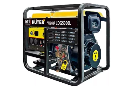 Электрогенератор дизельный LDG 5000L Huter 64/2/11 купить в Когалыме