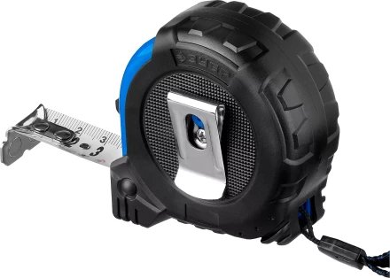 Рулетка ЗУБР "НЕЙЛОН", нейлоновое покрытие, упрочненное полотно, ударопрочный обрезиненный корпус, 3м/16мм 34056-03-16_z01 купить в Когалыме