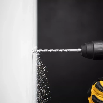 Бур по бетону Denzel, 8 x 160 мм, двойная спираль, три пылеотводящие кромки, 705012 купить в Когалыме