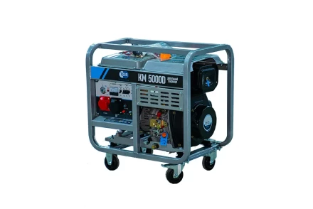 Генератор дизельный TOR KM5000D 5,0 кВт 380В/1,6 кВт 220В 15 л с электростартером 1025964 купить в Когалыме