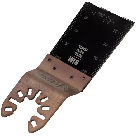 Насадка для МФИ режущая пазовая прямая, BiM, по металлу и дереву, 33 x 1.4 мм, мелкий зуб Denzel 782305 купить в Когалыме