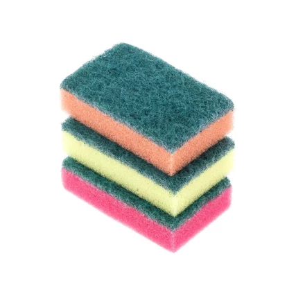 Губки для посуды Mini, 79 x 49 x 23 мм, 3шт, Россия Elfe 92349 купить в Когалыме