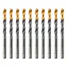 Сверло по металлу Denzel, 6 мм, HSS-Tin, Golden Tip, 10 шт. 717215 купить в Когалыме