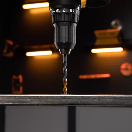 Сверло по металлу Denzel, 6 мм, HSS-Tin, Golden Tip, 10 шт. 717215 купить в Когалыме