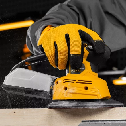 Треугольник абразивный на ворc. подложке под "липучку", перф., P 150, 150х150х100 мм, 5 шт. Denzel 738637 купить в Когалыме