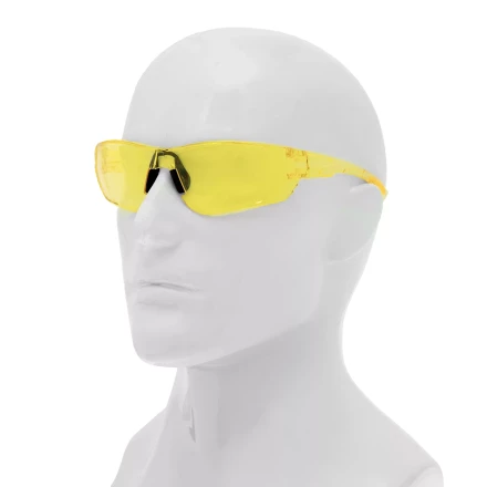 Очки защитные открытые Denzel 89199, поликарбонатные, желтая линза купить в Когалыме