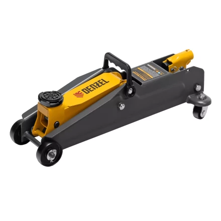 Домкрат гидравлический подкатной Denzel 51230, 2 т, 135-385 мм купить в Когалыме