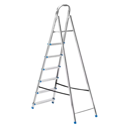 Стремянка Сибртех 97839, 7 ступеней, стальная, оцинкованная купить в Когалыме