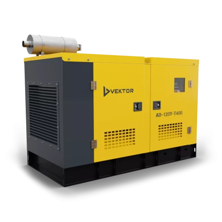 Дизельный генератор Vektor AD-120Y-T400 в шумозащитном кожухе купить в Когалыме