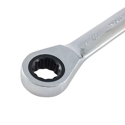 Ключ накидной трещоточный, 10 х 12 мм, CrV, зеркальный хром Matrix 14498 купить в Когалыме