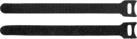 Кабельные стяжки-липучки черные ВЕЛЬКРО нейлоновые серия ПРОФЕССИОНАЛ купить в Когалыме