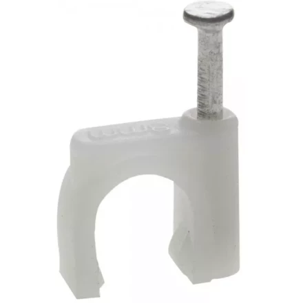 ЗУБР "МАСТЕР". Скоба-держатель для круглого кабеля, с оцинкованным гвоздем, 9 мм, 40 шт 45111-09 купить в Когалыме