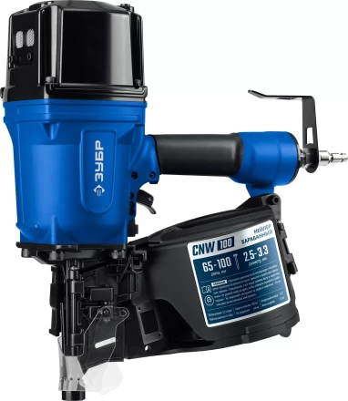 ЗУБР CNW-100, пневматический нейлер для барабанных гвоздей ЗУБР CNW (65-100 мм), Профессионал (31915) купить в Когалыме