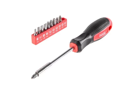 Отвертка HAMMER 601-036 с набором бит 11 предметов купить в Когалыме