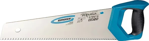 Ножовка по дереву "PIRANHA" 450 мм 7-8 TPI зуб - 3D каленый зуб 2-х комп. рук-ка GROSS 24100 купить в Когалыме
