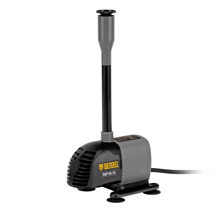 Насос фонтанный FNP18-14, 18 Вт, подъем 1,4 м, 750 л/ч, колокольчик/каскад Denzel 99030 купить в Когалыме