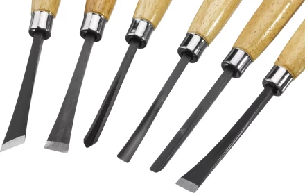 Набор STAYER: Резцы фигурные, с деревянной ручкой, 6шт 1832-H6 купить в Когалыме