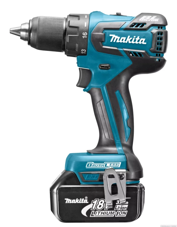 Аккумуляторная ударная дрель-шуруповерт Makita BHP343RFE купить в Когалыме