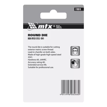 Плашка Matrix М10 х 1.25 мм, Р6М5, 770919 купить в Когалыме