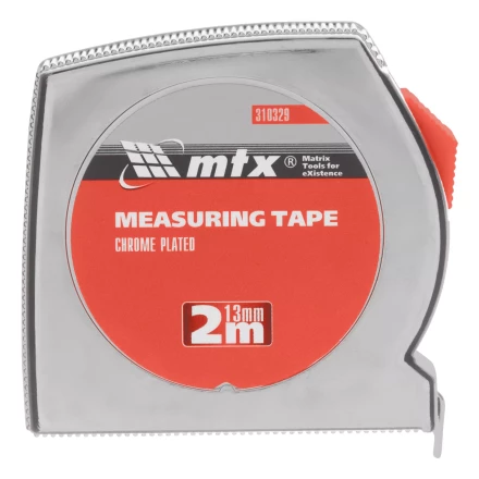 Рулетка Matrix Chrom, 2 м x 13 мм, хромированный корпус, 310329 купить в Когалыме