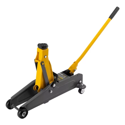 Домкрат гидравлический подкатной Denzel 51231, 2 т, 135-385 мм, в пласт. кейсе купить в Когалыме