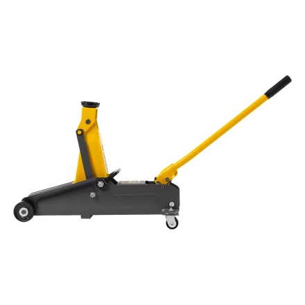 Домкрат гидравлический подкатной Denzel 51231, 2 т, 135-385 мм, в пласт. кейсе купить в Когалыме