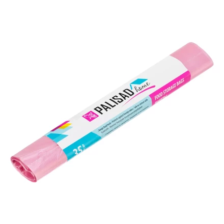 Пакеты для хранения продуктов особо прочные,400x260 мм, 35 шт, цвет молочная клюква, Home Palisad 95005 купить в Когалыме