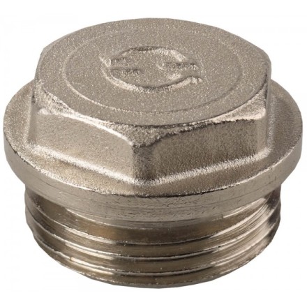 Заглушка GENERAL FITTINGS, 6-ти гранная головка с прижимной шайбой, латунь, наружная резьба, 1&quot; 51100-1 купить в Когалыме
