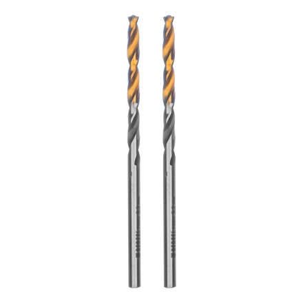 Сверло спиральное по металлу 3,2 x 65мм, Р6М5, Golden Tip, многогранная заточка, 2шт. Denzel 718269 купить в Когалыме