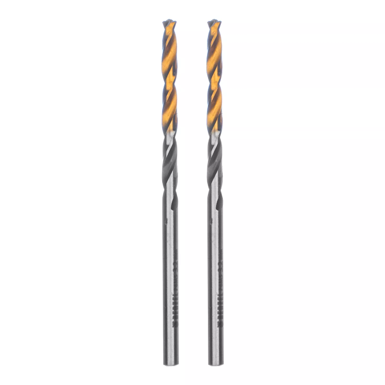 Сверло спиральное по металлу 3,2 x 65мм, Р6М5, Golden Tip, многогранная заточка, 2шт. Denzel 718269 купить в Когалыме