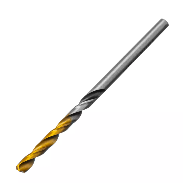Сверло спиральное по металлу 3,2 x 65мм, Р6М5, Golden Tip, многогранная заточка, 2шт. Denzel 718269 купить в Когалыме