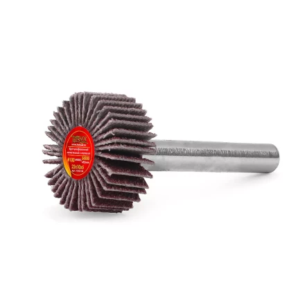 Круг MESSER шлифовальный лепестковый с оправкой (на шпильке) 22х10х6  #100 купить в Когалыме