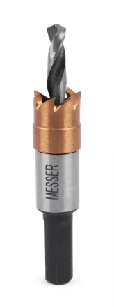 HSS-TiN коронка MESSER 12мм с центр. сверлом без пружины для  лист. материала до 2 мм ц/х купить в Когалыме