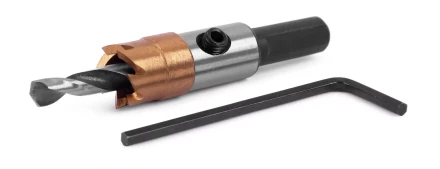 HSS-TiN коронка MESSER 12мм с центр. сверлом без пружины для  лист. материала до 2 мм ц/х купить в Когалыме