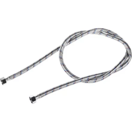 Подводка гибкая ЗУБР для воды, оплетка из нержавеющей стали, г/г 1/2" - 1,5м 51005-G/G-150 купить в Когалыме