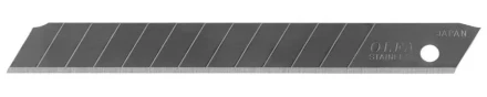 Лезвия OLFA сегментированные из нержавеющей стали, 9х80х0,38мм, 13 сегментов, 50шт OL-AB-50S купить в Когалыме