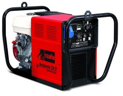 Инверторный сварочный бензогенератор Telwin MOTOINVERTER 254 CE двигатель HONDA Telwin