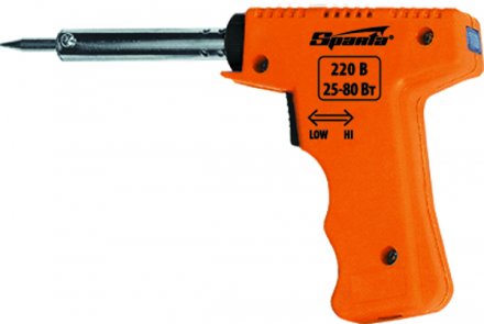 Паяльник-пистолет с регулировкой мощности SPARTA 30-60 Вт (220В) 913075 купить в Когалыме