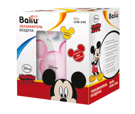 Увлажнитель ультразвуковой  BALLU UHB-240 pink/розовый Disney купить в Когалыме