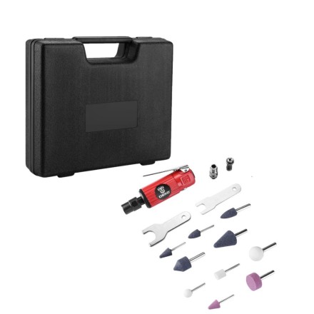 Шлифмашина ПШМ пневматическая DEKO DKPT02 SET 3, 018-1102, в чемодане с набором 15 предметов купить в Когалыме