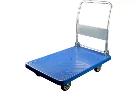 Тележка платформенная пластиковая 260 кг TOR PH260P (900х600) со складной ручкой (резина 125 мм) 1042365 купить в Когалыме
